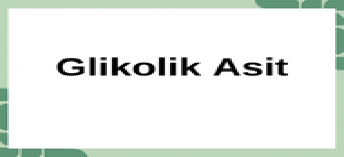 Glikolik Asit